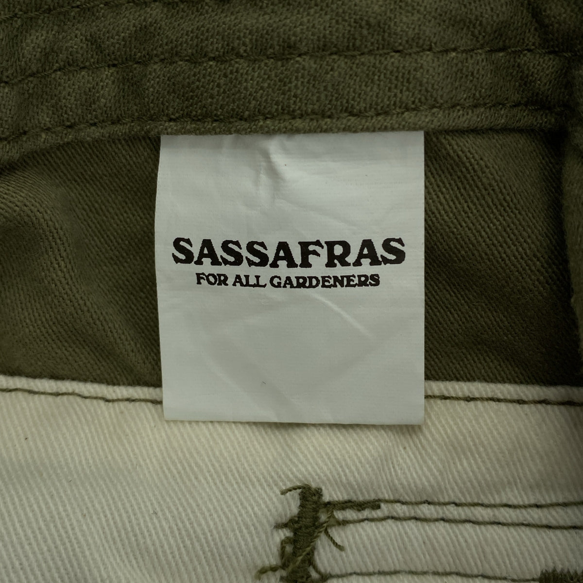 SASSAFRAS / 사사후라스 | Trug Fatigue Pants 1/2 트래그 파티그 반바지 | S | 남성