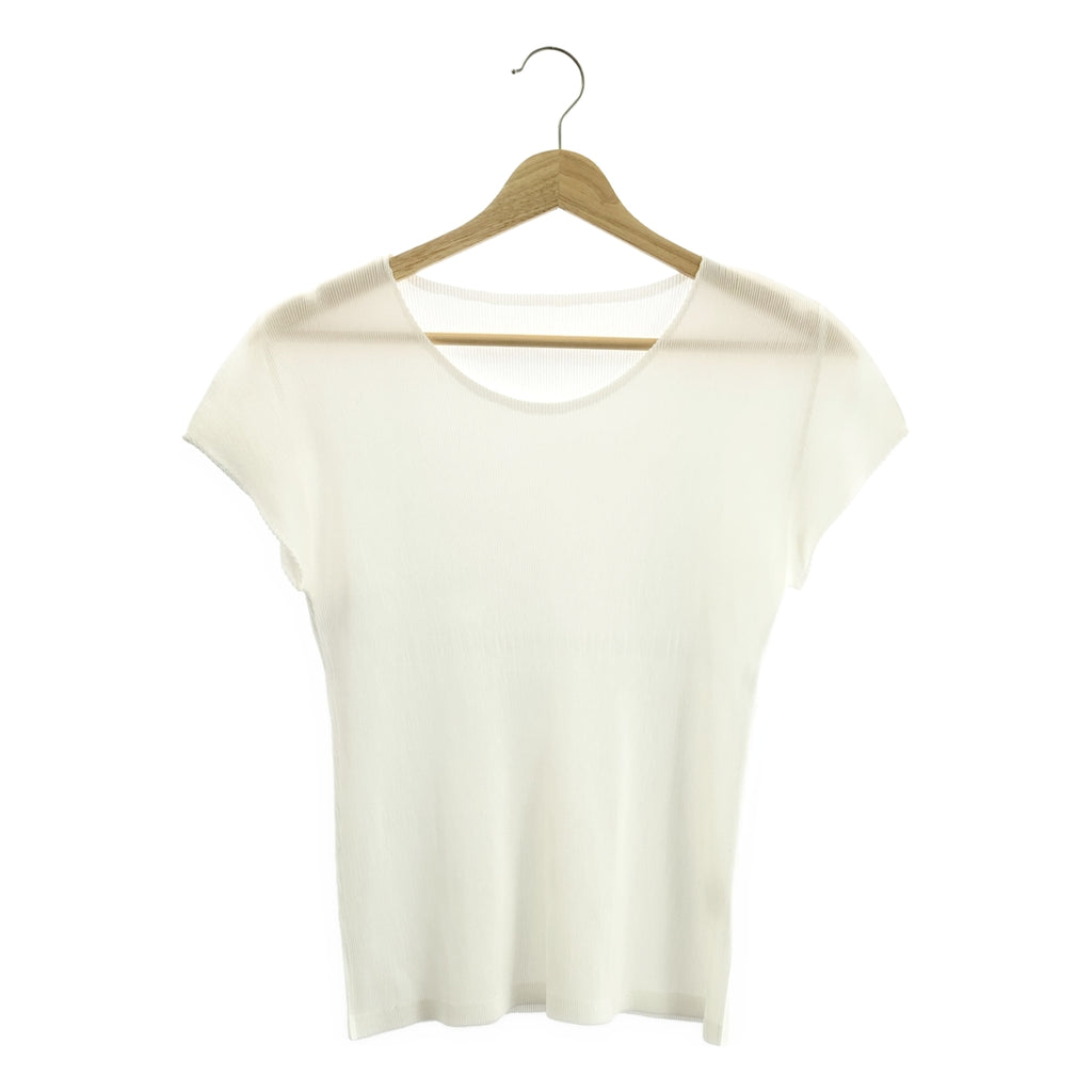 褶皺三宅一生 (ISSEY MIYAKE) | 褶皺圓領上衣 | 3 碼 | 女款