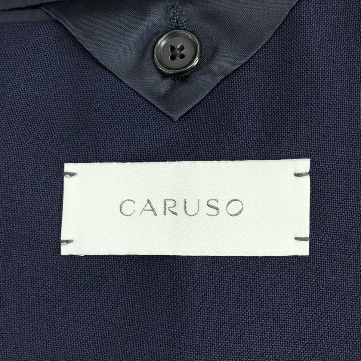 CARUSO / カルーゾ | butterfly バタフライ ウール メタルボタン 3B テーラードジャケット | 46 | ネイビー | メンズ