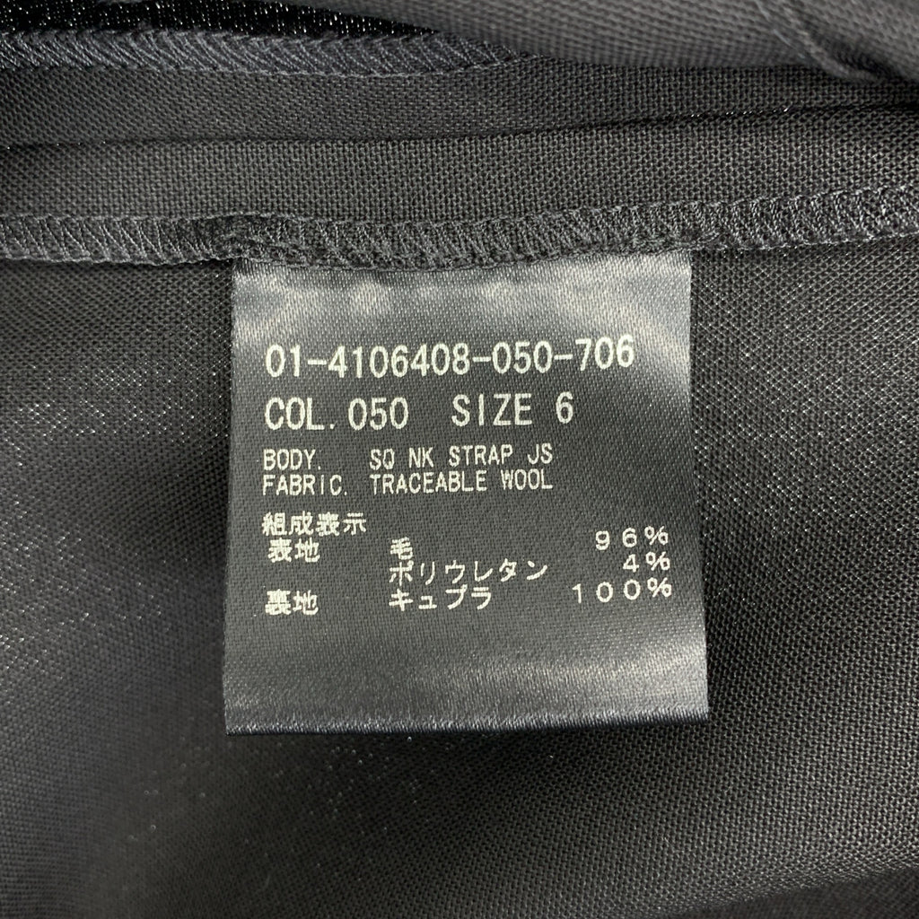 theory / 세오리 | SQ NK STRAP JS TRACEABLE WOOL 점프 슈트 팬츠 | 6 | 여성