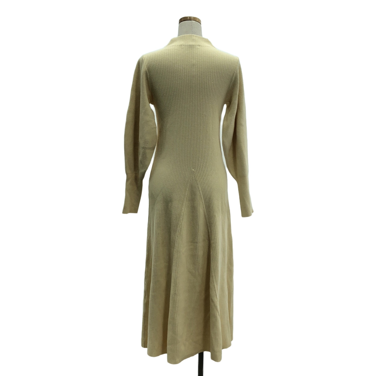 NOBLE / 노블 | 2023AW | 퍼프 슬리브 니트 원피스 | F | 옐로우 | 여성