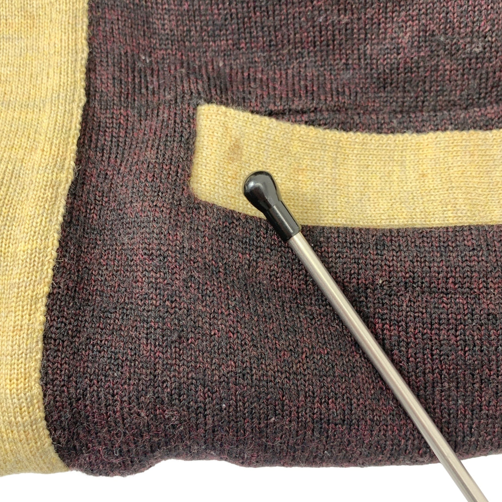 WTAPS / ダブルタップス | JOCKS / SWEATER.BUTTON.WOOL ウール Vネック ニットカーディガン | M | ブラウン | メンズ