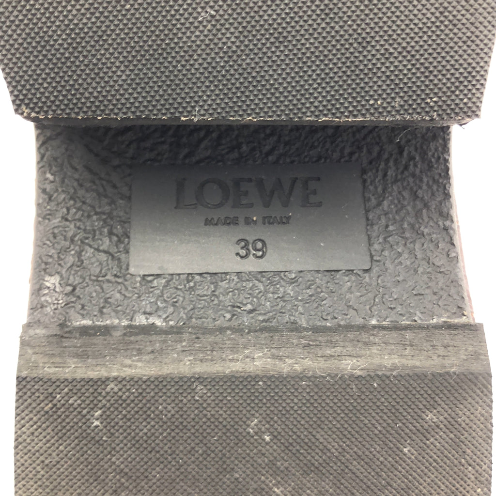 LOEWE / 로에베 | 악어 밀어 청키 솔 쇼트 부츠 |