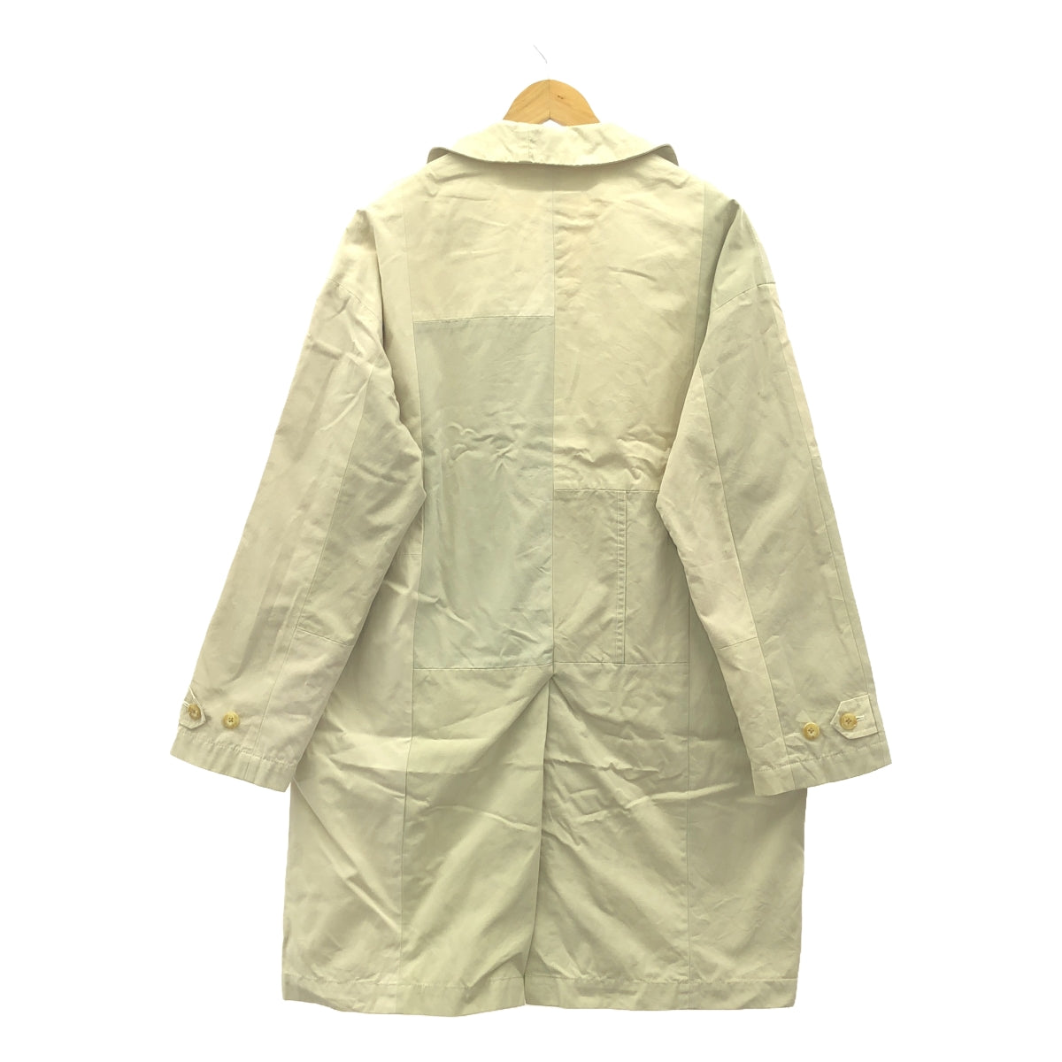 墨水/墨水|重構立領大衣 | L |米色 |男士