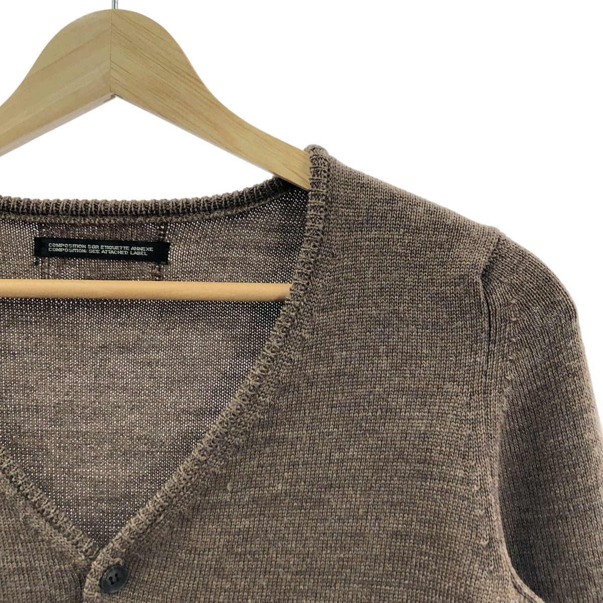 Y's / Y's Yohji Yamamoto | 針織開襟衫 | 3 號 | 棕色 | 女款