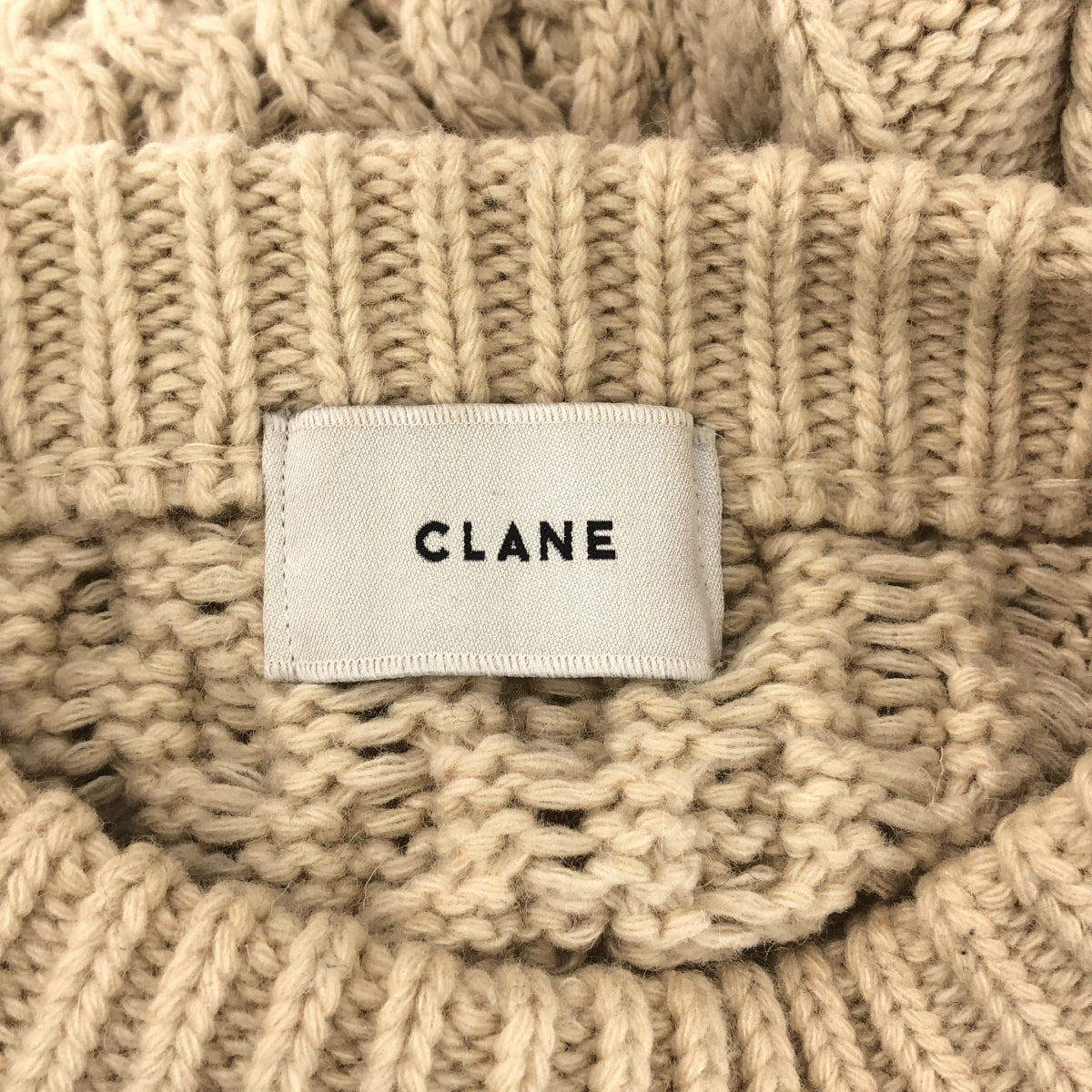 CLANE / CLANE | 3D CABLE KNIT | 1 | Women's