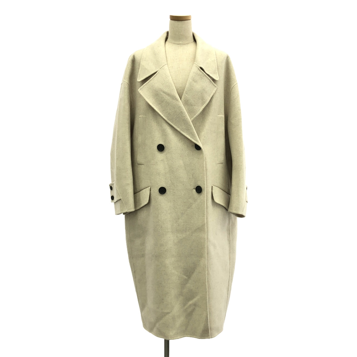 LOHEN / Lohen | 2023AW | Hard Melton River Peacoat | F | Women's