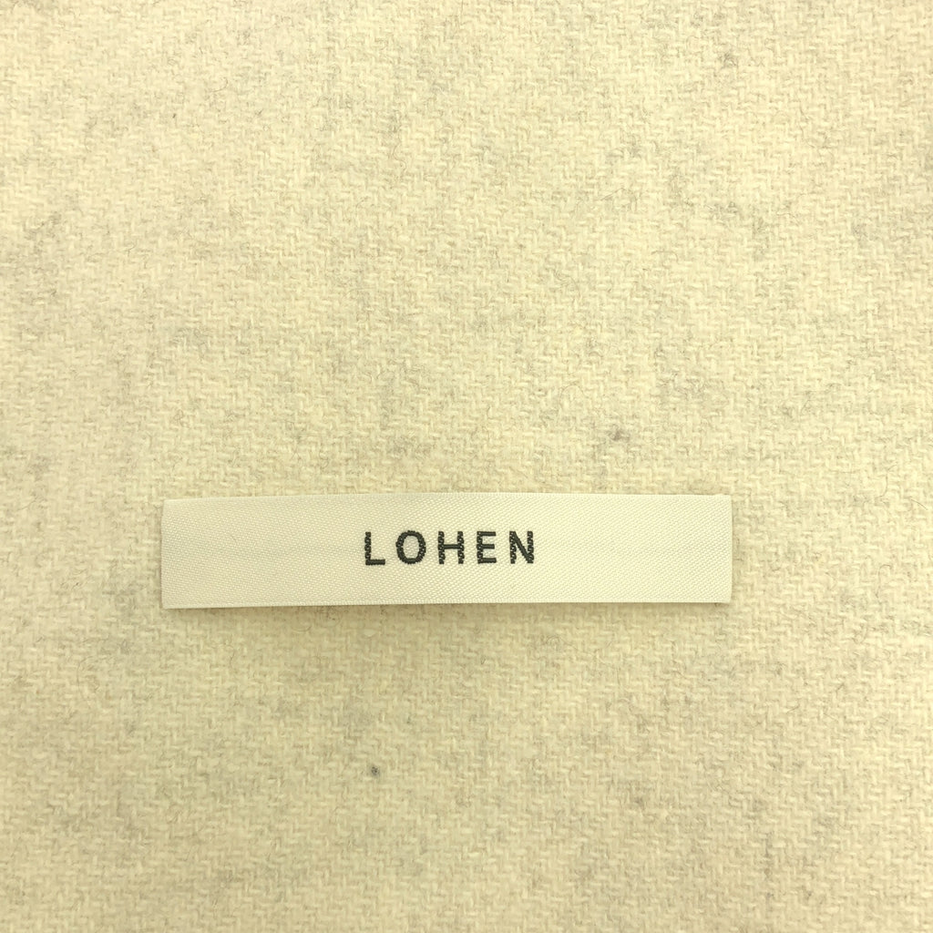LOHEN / ローヘン | 2023AW | ハードメルトン リバーピーコート | F | アイボリー | レディース