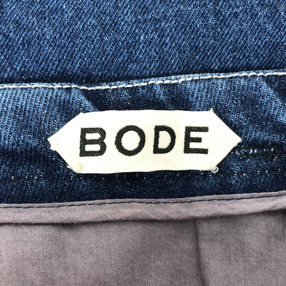 BODE / ボーディ | Murray high-rise pleated embroidered wide-leg jeans 刺しゅう 2タック ワイドデニムパンツ | 29 | メンズ