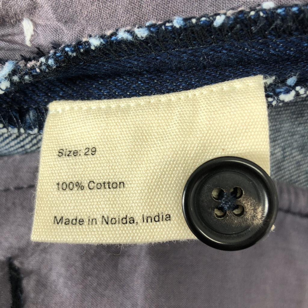 BODE / ボーディ | Murray high-rise pleated embroidered wide-leg jeans 刺しゅう 2タック ワイドデニムパンツ | 29 | メンズ