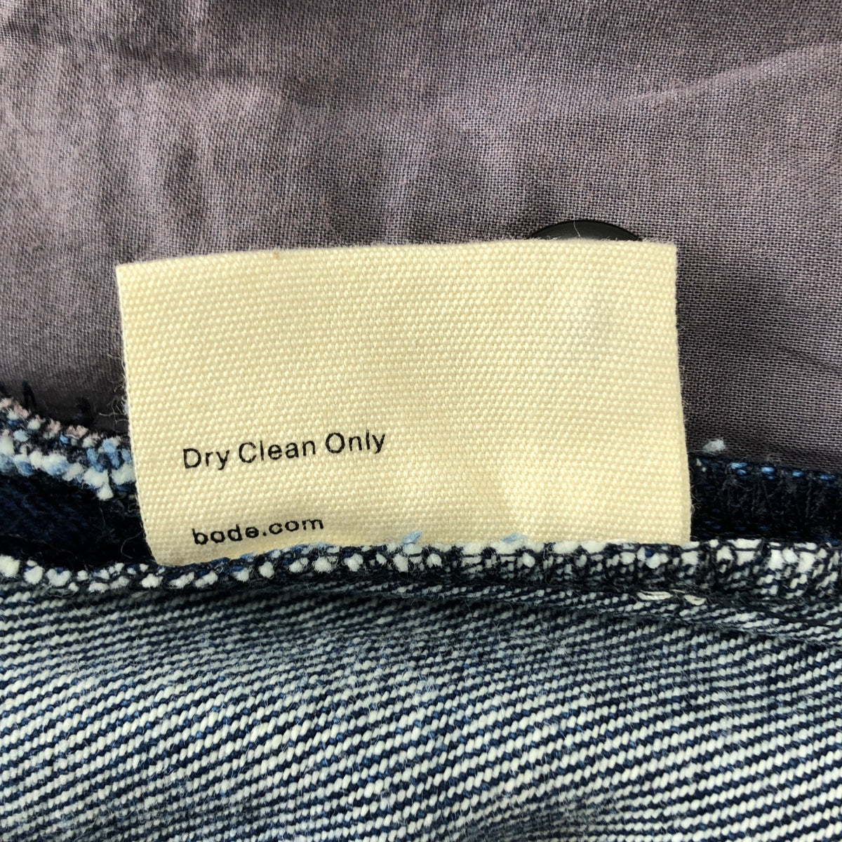 BODE / ボーディ | Murray high-rise pleated embroidered wide-leg jeans 刺しゅう 2タック ワイドデニムパンツ | 29 | メンズ