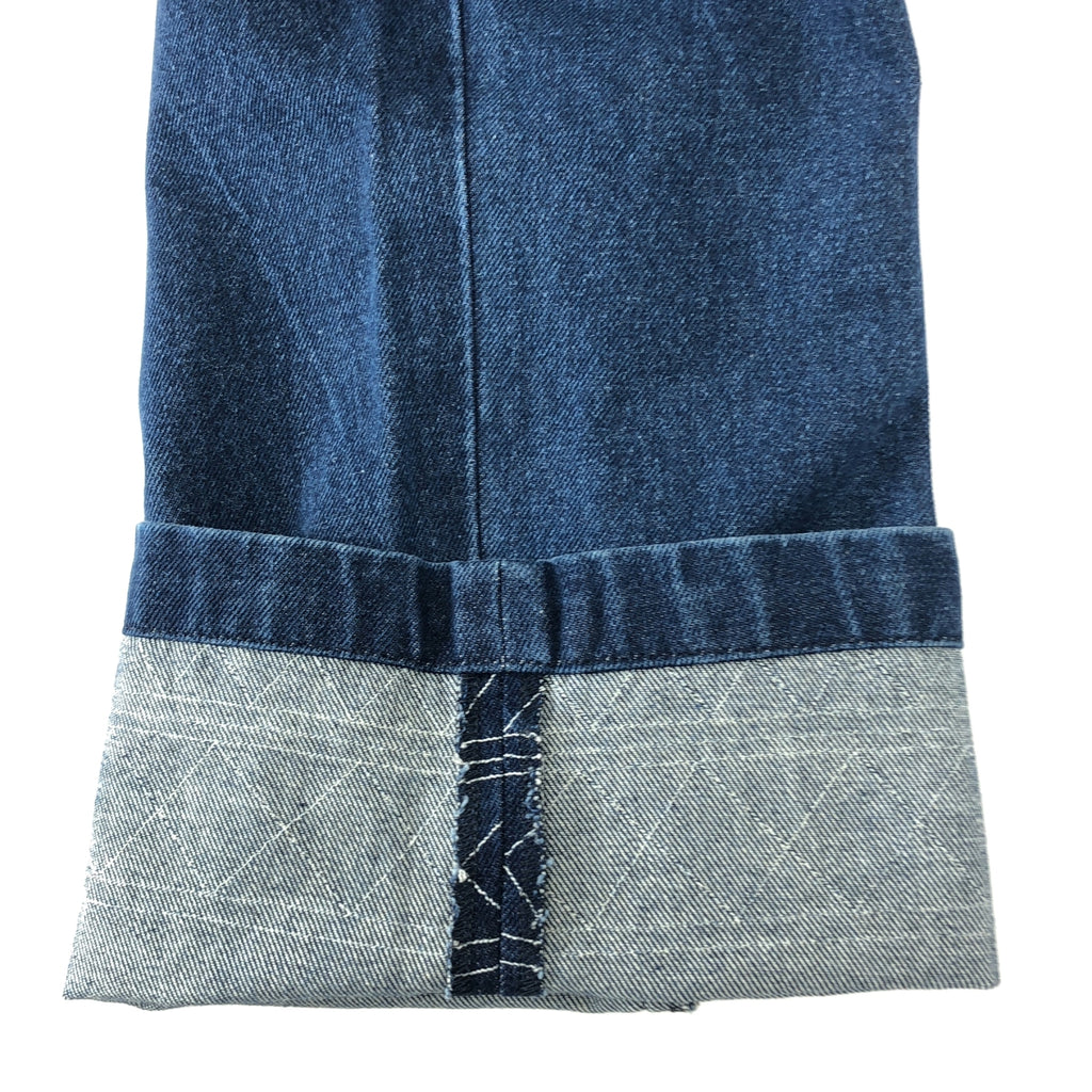 BODE / ボーディ | Murray high-rise pleated embroidered wide-leg jeans 刺しゅう 2タック ワイドデニムパンツ | 29 | メンズ