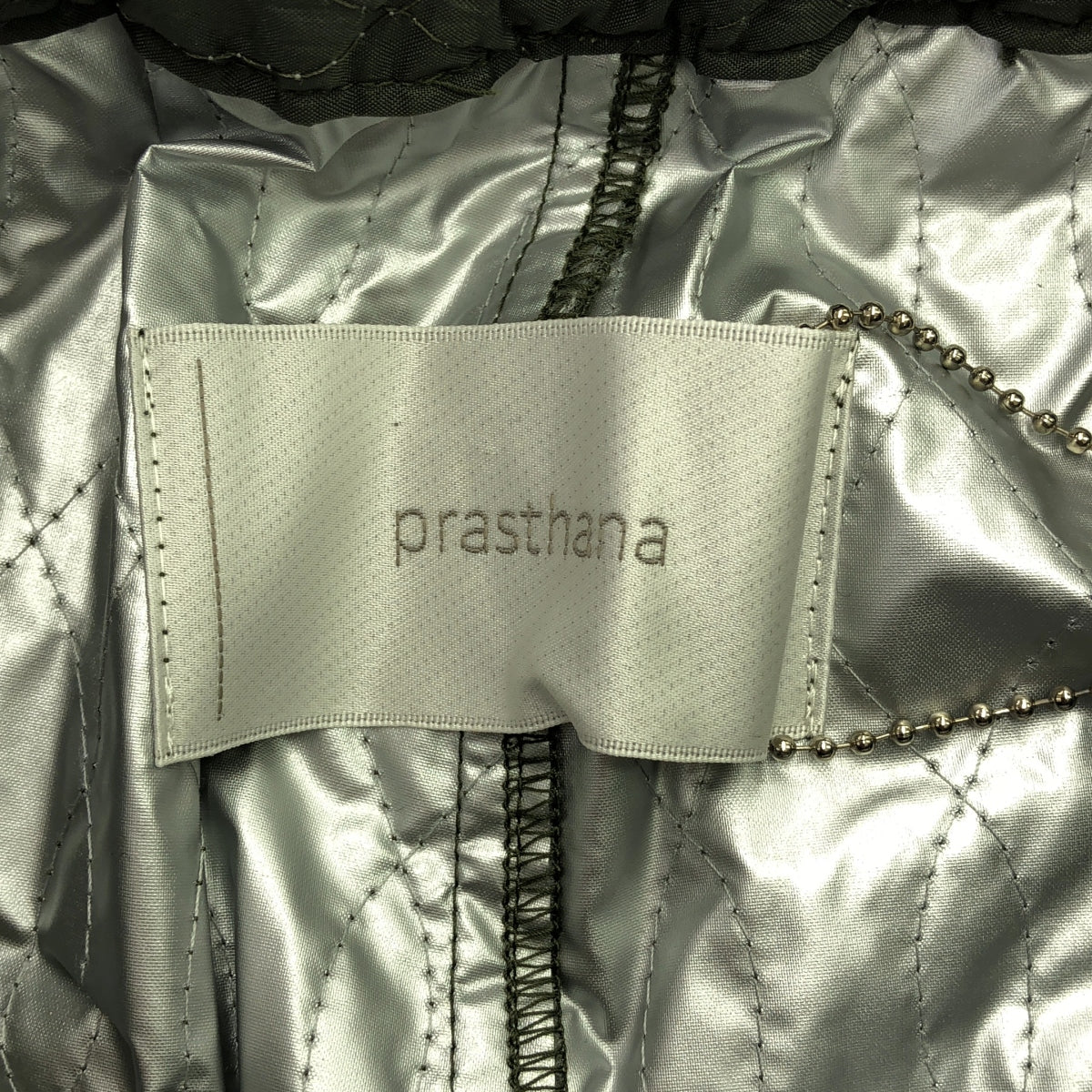 [New] prasthana / quilting passive pants / pants | M | khaki | men's