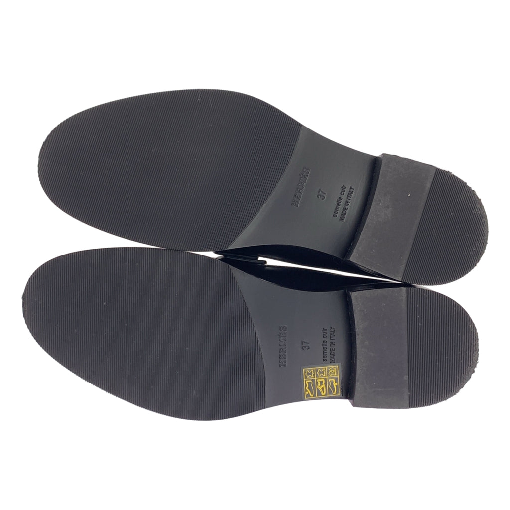 HERMES / 헤르메스 | Hour loafer 아워 모카신 가죽 로파 | 37 | 여성