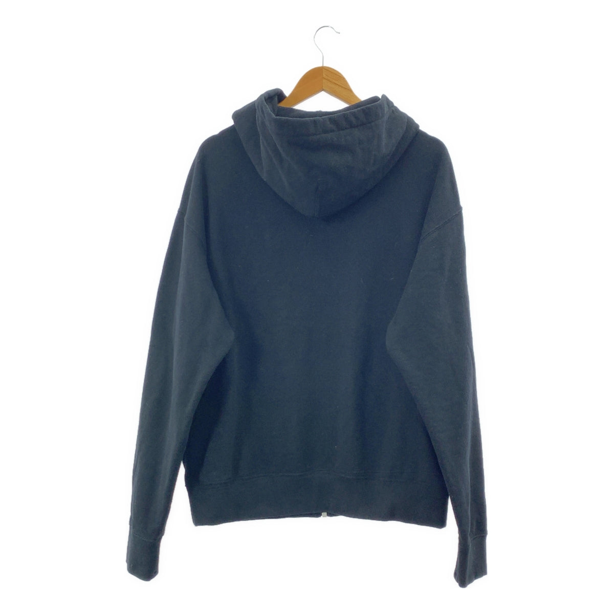 JIL SANDER+ / ジルサンダープラス | 2023AW | ZIPPED HOODIE オーバーサイズ ジップアップ フーディ パーカー | M | ブラック | メンズ