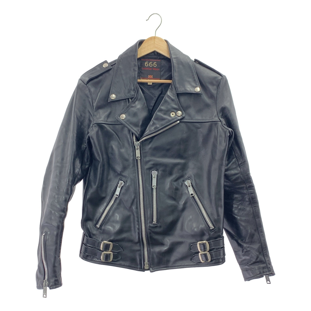 666 Leather Wear / トリプルシックスレザーウェア | レザー ダブルライダースジャケット | 34 | メンズ