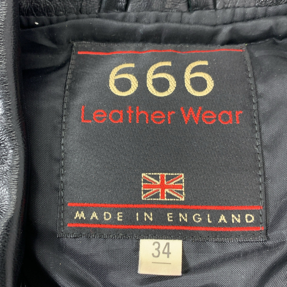 666 Leather Wear / トリプルシックスレザーウェア | レザー ダブルライダースジャケット | 34 | メンズ