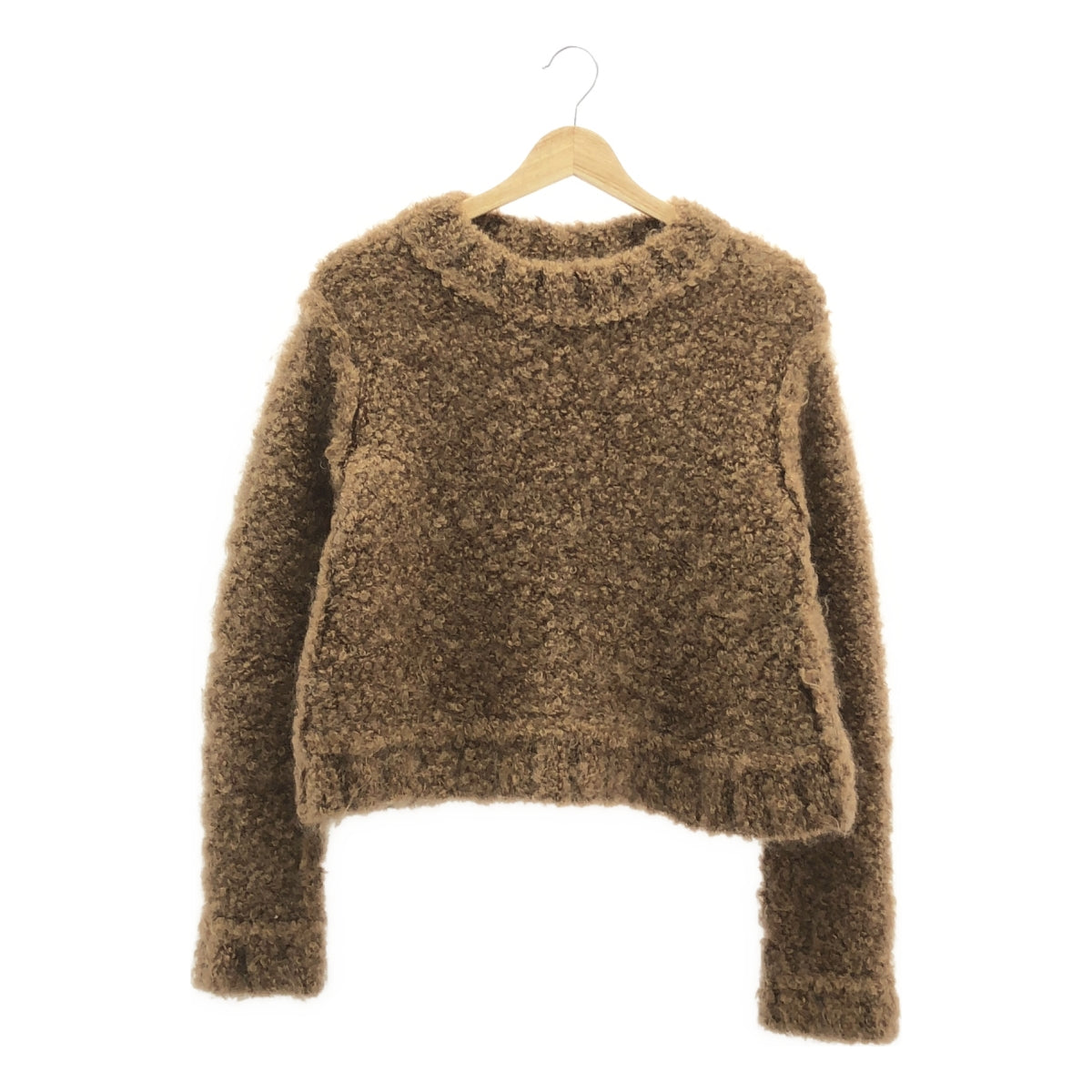 JUNYA WATANABE COMME des GARCONS / 준야와타나베 | AD2000 | 울 나일론 니트 풀오버 | F | 브라운 | 여성