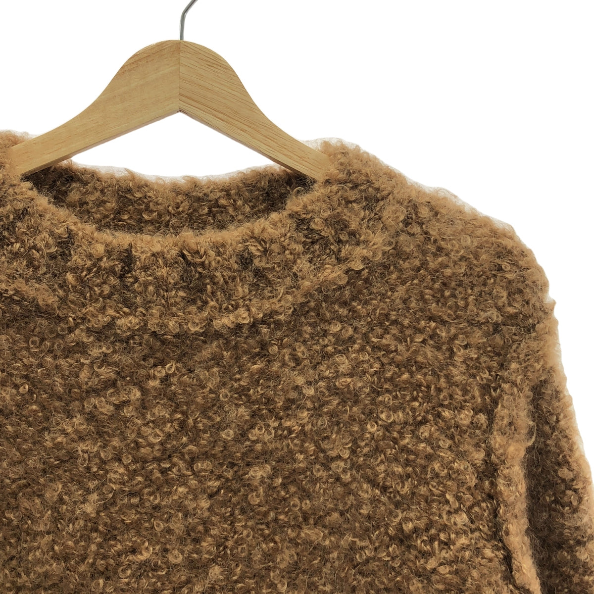 JUNYA WATANABE COMME des GARCONS / 渡邊淳也 | AD2000 |羊毛尼龍針織套頭衫 | F |棕色|女性的