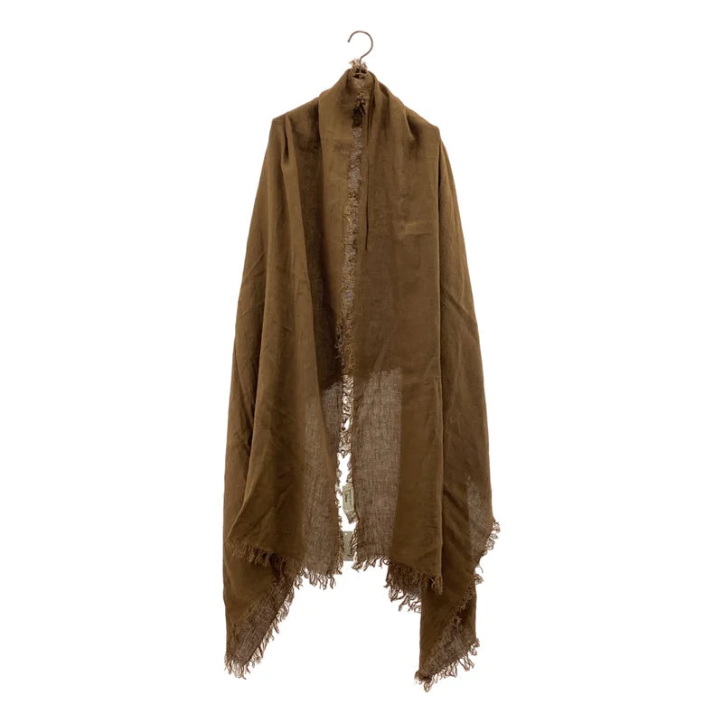 ASAUCE MELER / アソース メレ | × Chaos 別注 リネン100% フリンジ 大判ストール |