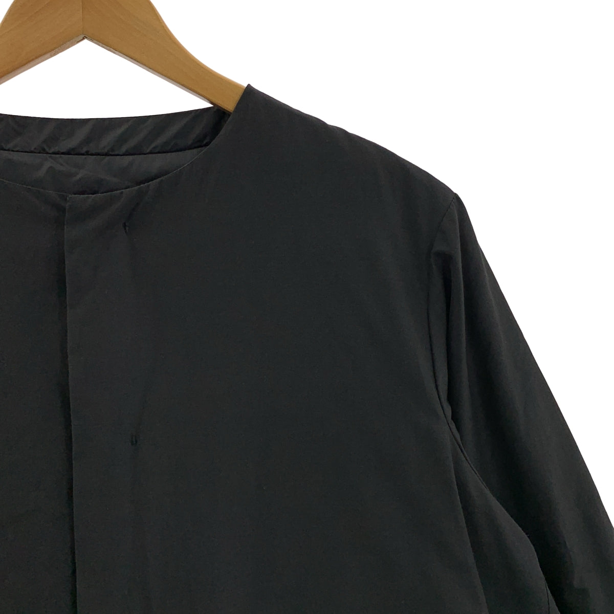 Plantation / プランテーション | リバーライト ノーカラー ダウンコート | M | レディース