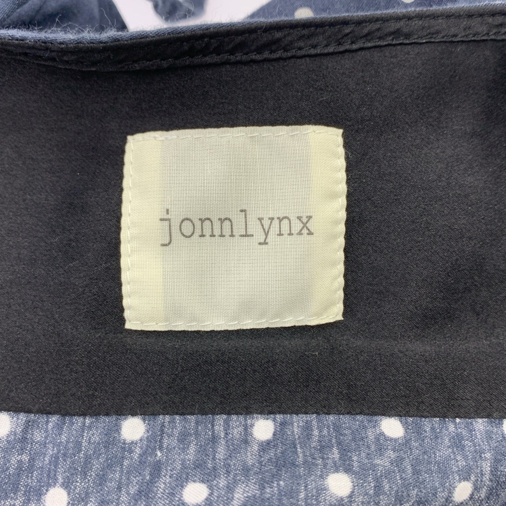 jonnlynx / ジョンリンクス | 総柄 ドット ノーカラー スリット ブラウス | F | レディース