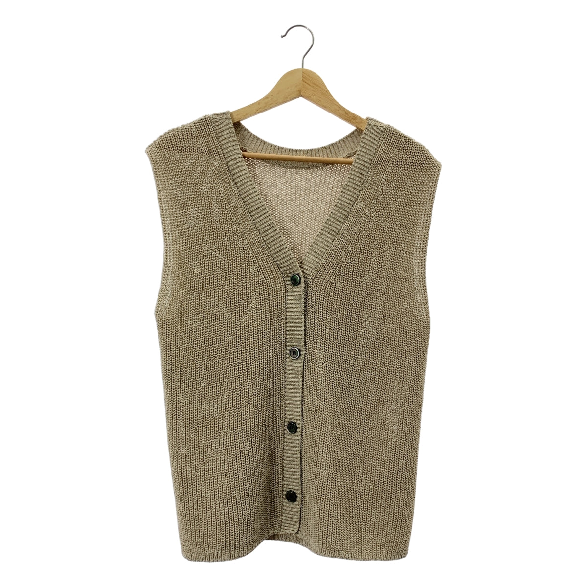 Framework / 프레임 워크 | 2025SS | 워셔블 PL 린넨 2WAY 니트 | 베이지 | 여성