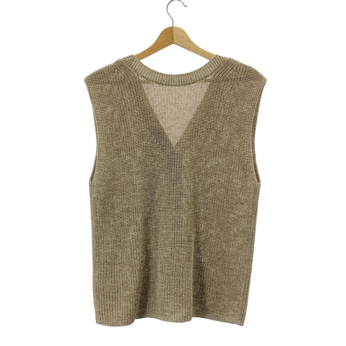 Framework / 프레임 워크 | 2025SS | 워셔블 PL 린넨 2WAY 니트 | 베이지 | 여성