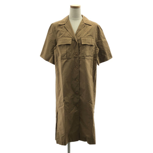 DRIES VAN NOTEN | 雙口袋開衩襯衫裙 | 34 | 棕色 | 女款