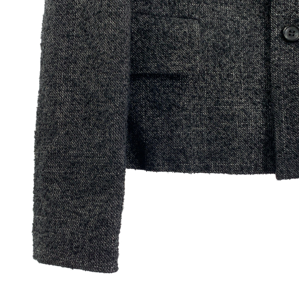 COMME des GARCONS | 2025 秋冬系列 | 羊毛荷葉邊圓領外套 | XS 碼 | 女款