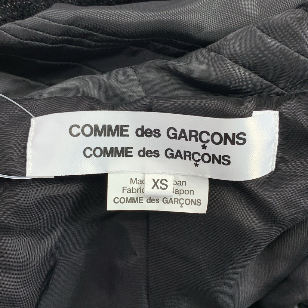 COMME des GARCONS | 2025 秋冬系列 | 羊毛荷葉邊圓領外套 | XS 碼 | 女款