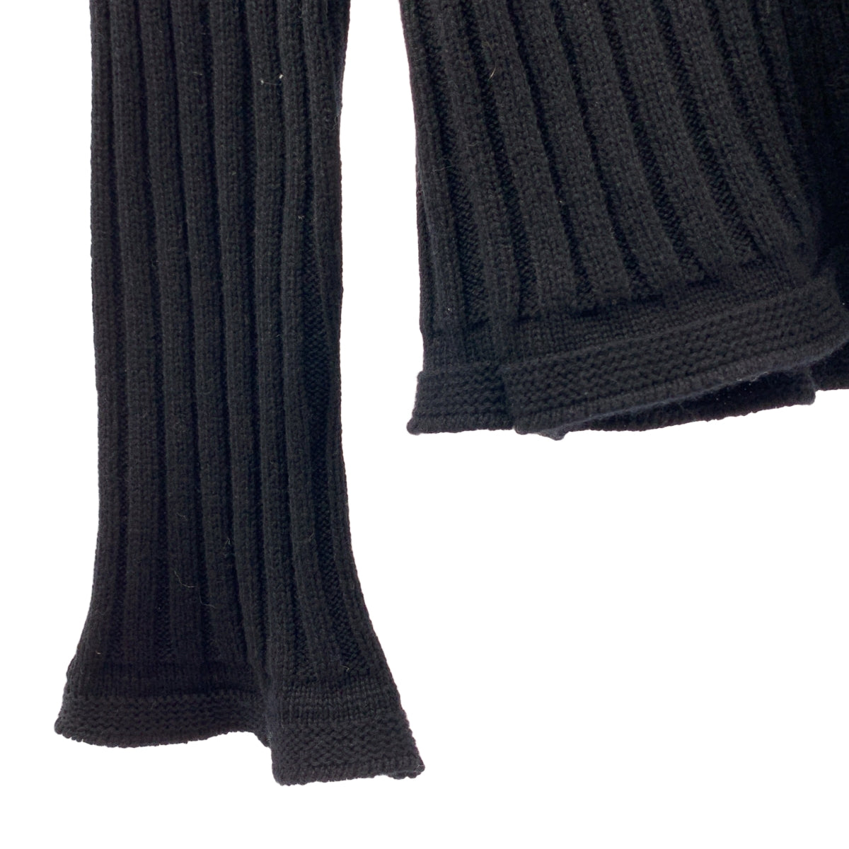 Christian Dior / 迪奧 | 100%喀什米爾 珍珠鈕扣 羅紋針織開襟衫 | 36 | 女款