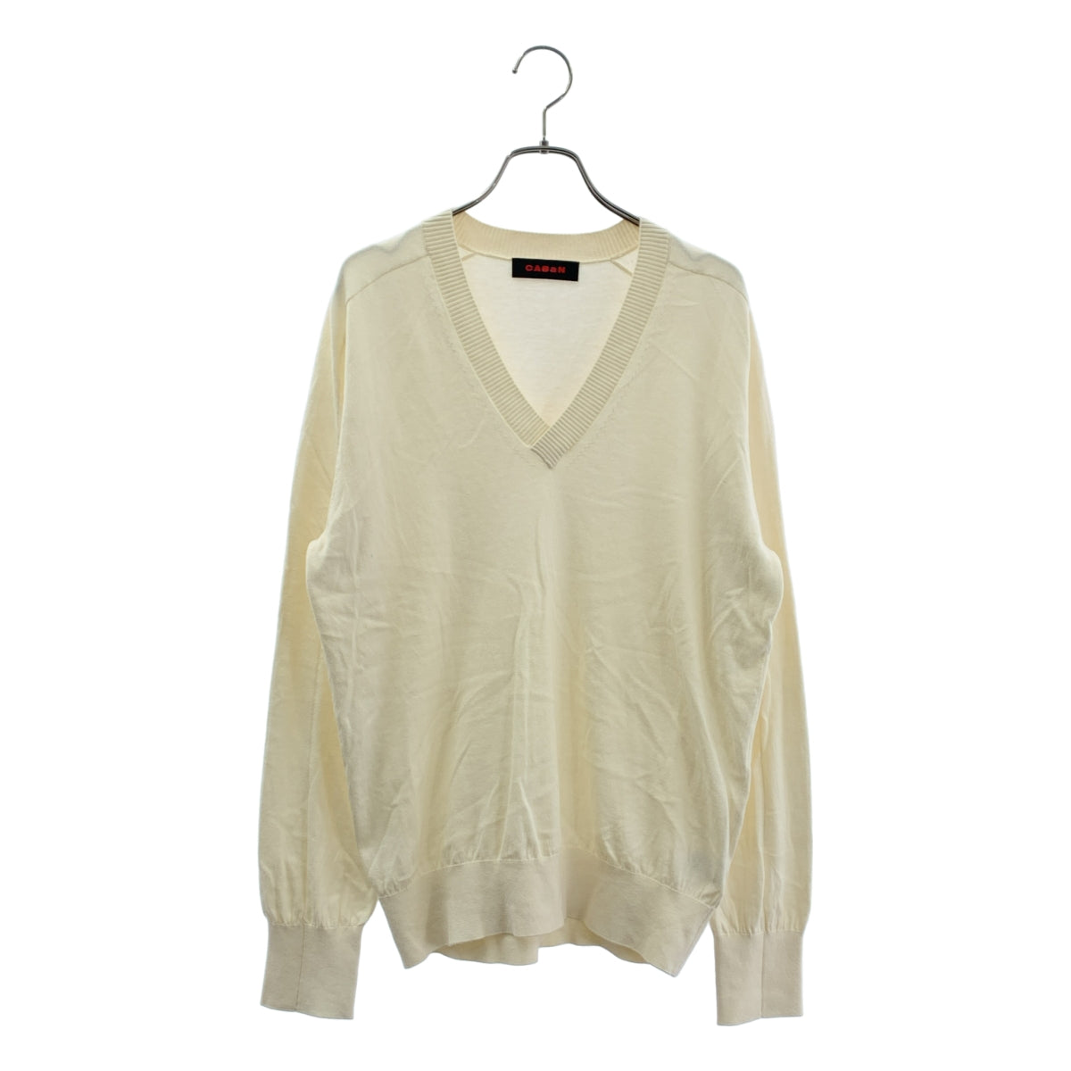 CABaN / キャバン | コットン シルク カシミヤ ハイゲージ Vネックニット | M | メンズ