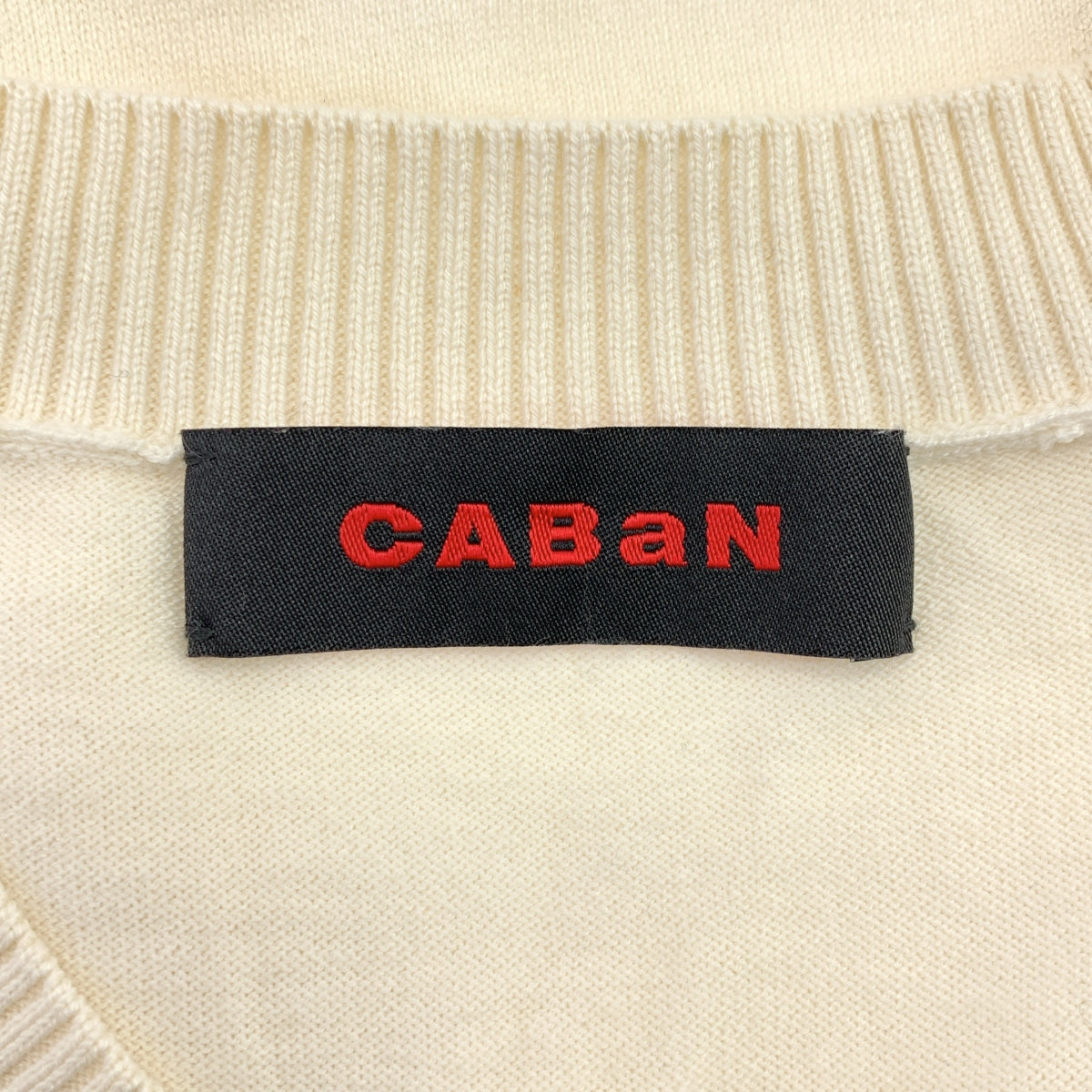 CABaN / キャバン | コットン シルク カシミヤ ハイゲージ Vネックニット | M | メンズ