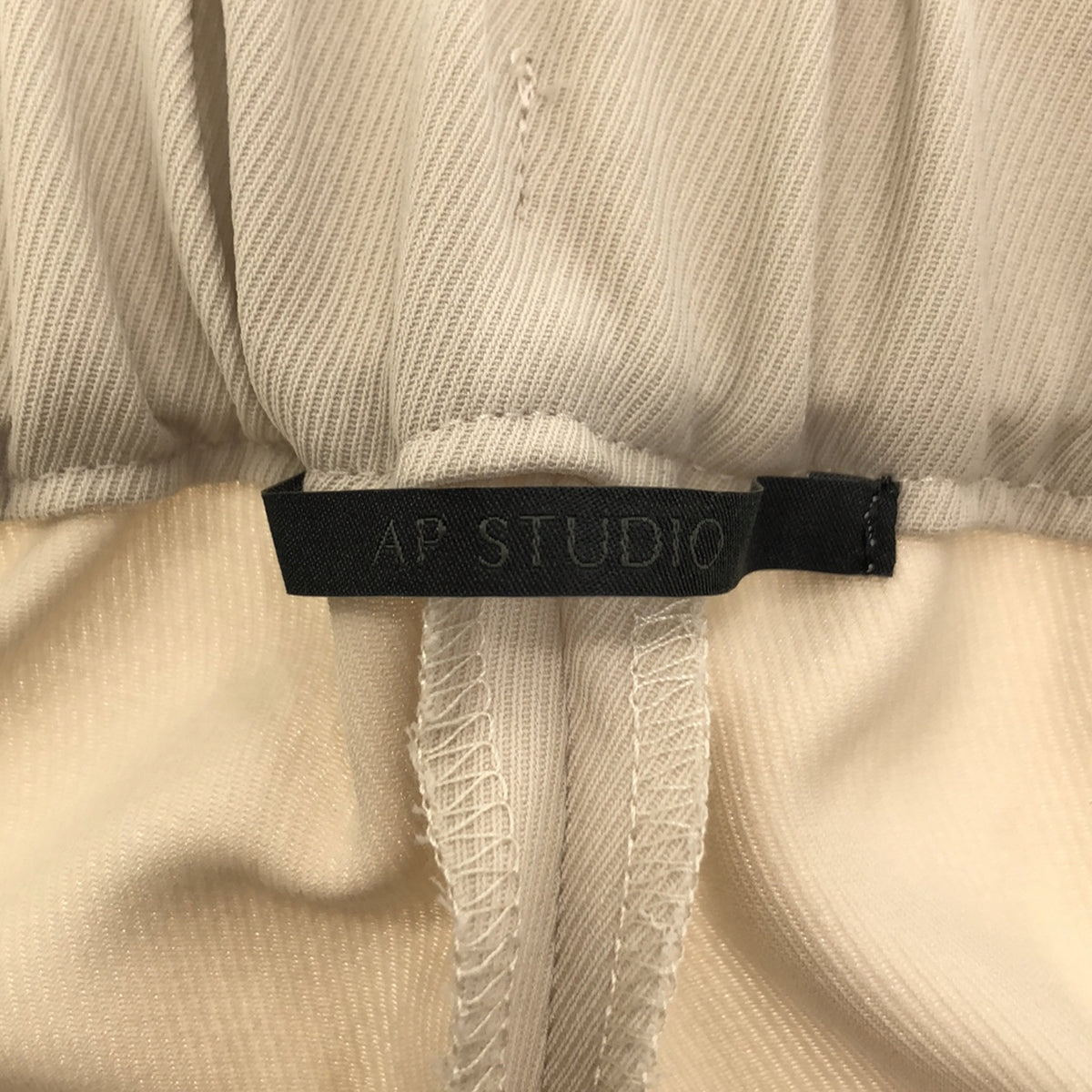 [Good Condition] AP STUDIO | 2022AW | Calze Straight Pants | 38 | Natural | Women's