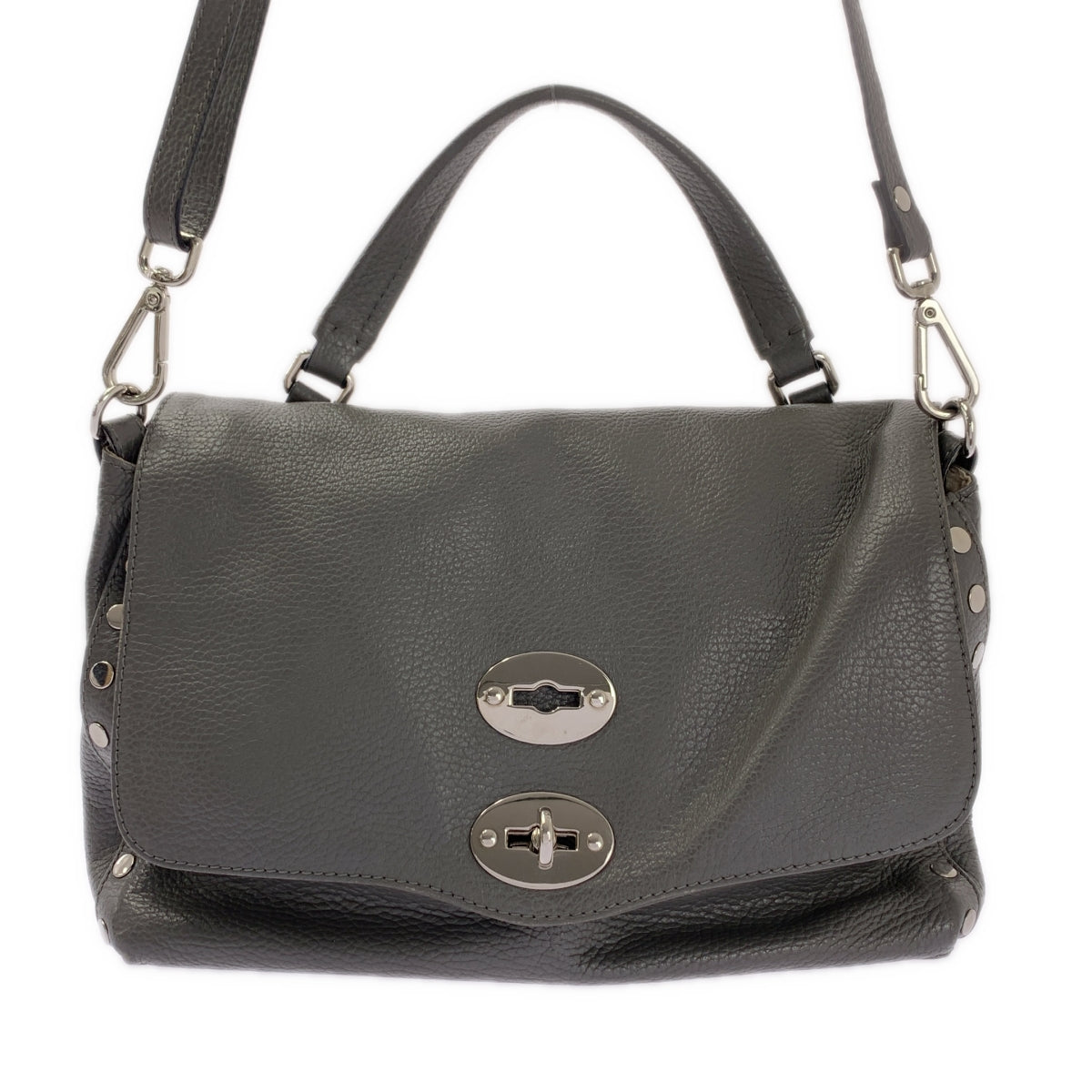 ZANELLATO / 자네라토 | 2way 어깨가 달린 가죽 플랩 핸드백 |