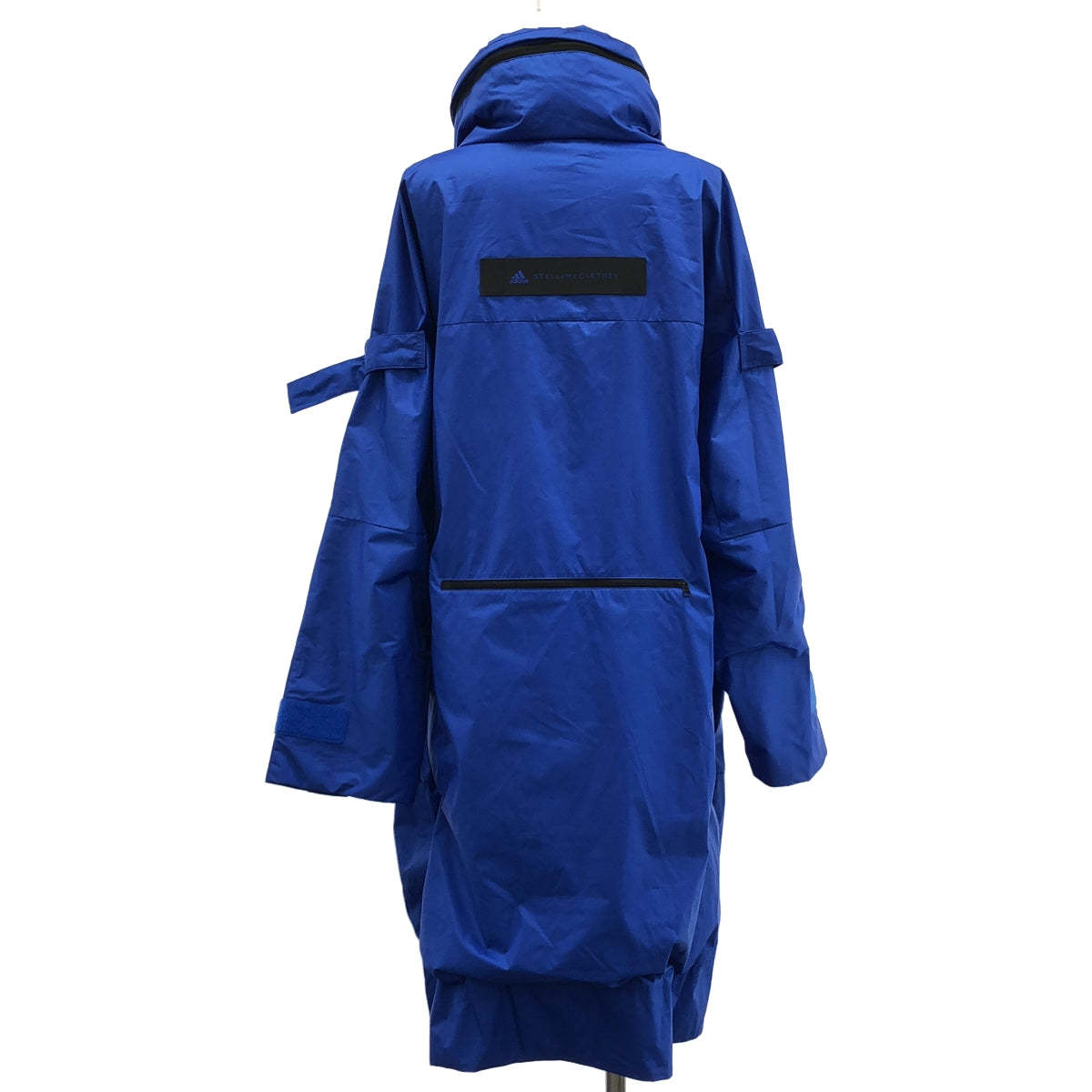 adidas by Stella McCartney / アディダスバイステラマッカートニー | ロゴ フルジップ オーバー コート / メッシュ総裏地 | 0 |
