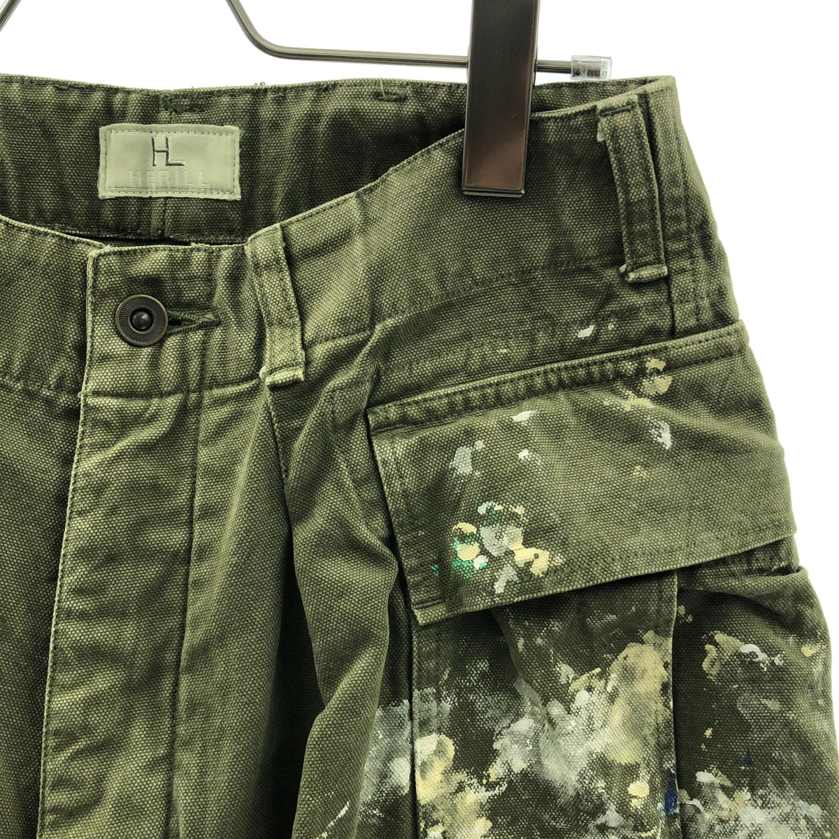 HERILL | 鴨紋印花工裝褲 | 2 碼 | 男款