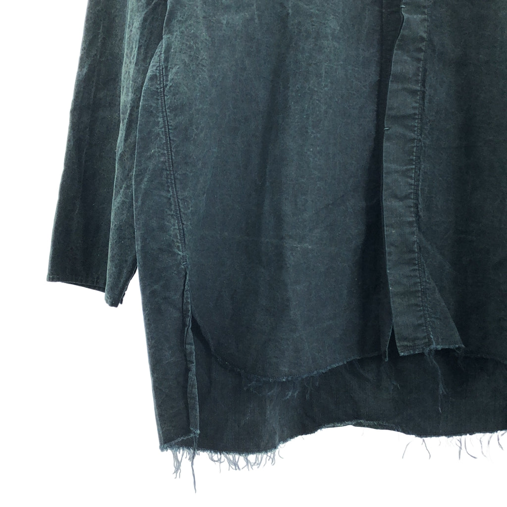 COTTLE | × CASANOVA&amp;CO 獨家 LEAF VEIN TAILOR MADE SHIRT - 成衣染色真絲麻混紡訂製襯衫 | 0 | 男款