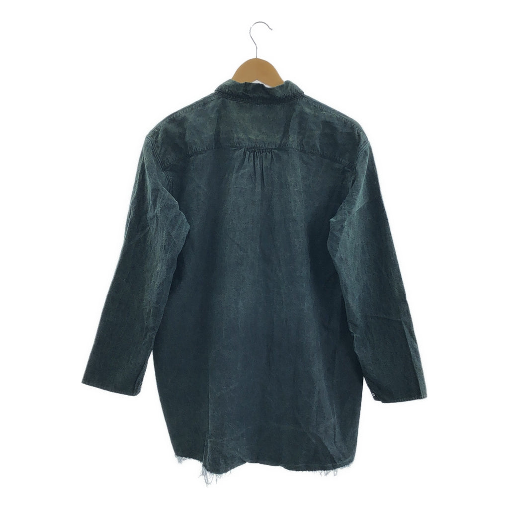 COTTLE | × CASANOVA&amp;CO 獨家 LEAF VEIN TAILOR MADE SHIRT - 成衣染色真絲麻混紡訂製襯衫 | 0 | 男款