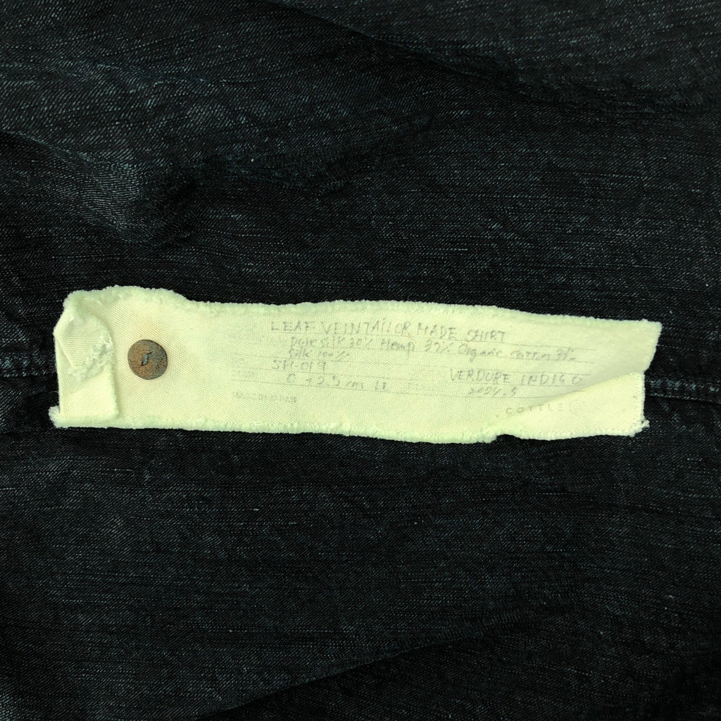 COTTLE | × CASANOVA&amp;CO 獨家 LEAF VEIN TAILOR MADE SHIRT - 成衣染色真絲麻混紡訂製襯衫 | 0 | 男款