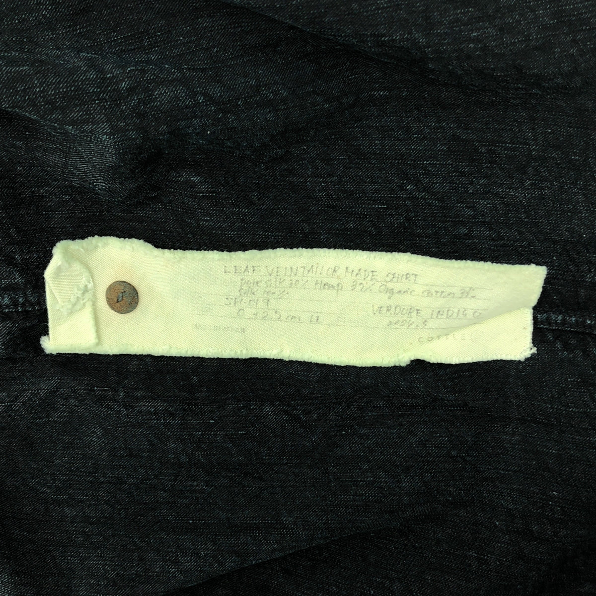 COTTLE | × CASANOVA&amp;CO 獨家 LEAF VEIN TAILOR MADE SHIRT - 成衣染色真絲麻混紡訂製襯衫 | 0 | 男款