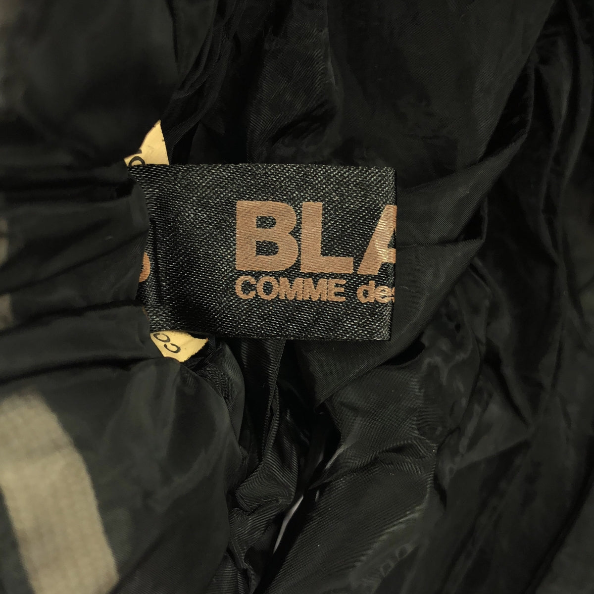 BLACK COMME des GARCONS / 블랙콤 데 갤슨 | 2020AW | 폴리 에스테르 와셔 시어 드로 스트링 볼륨 풍선 스커트 | S | 여성