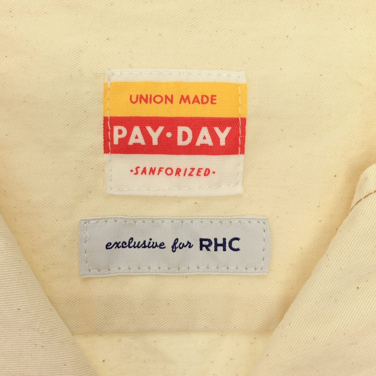 RHC Ron Herman / アールエイチシーロンハーマン | PAYDAY / ペイデイ オーバーシルエット エンブロイダリー オープンカラー シャツ | 38 |