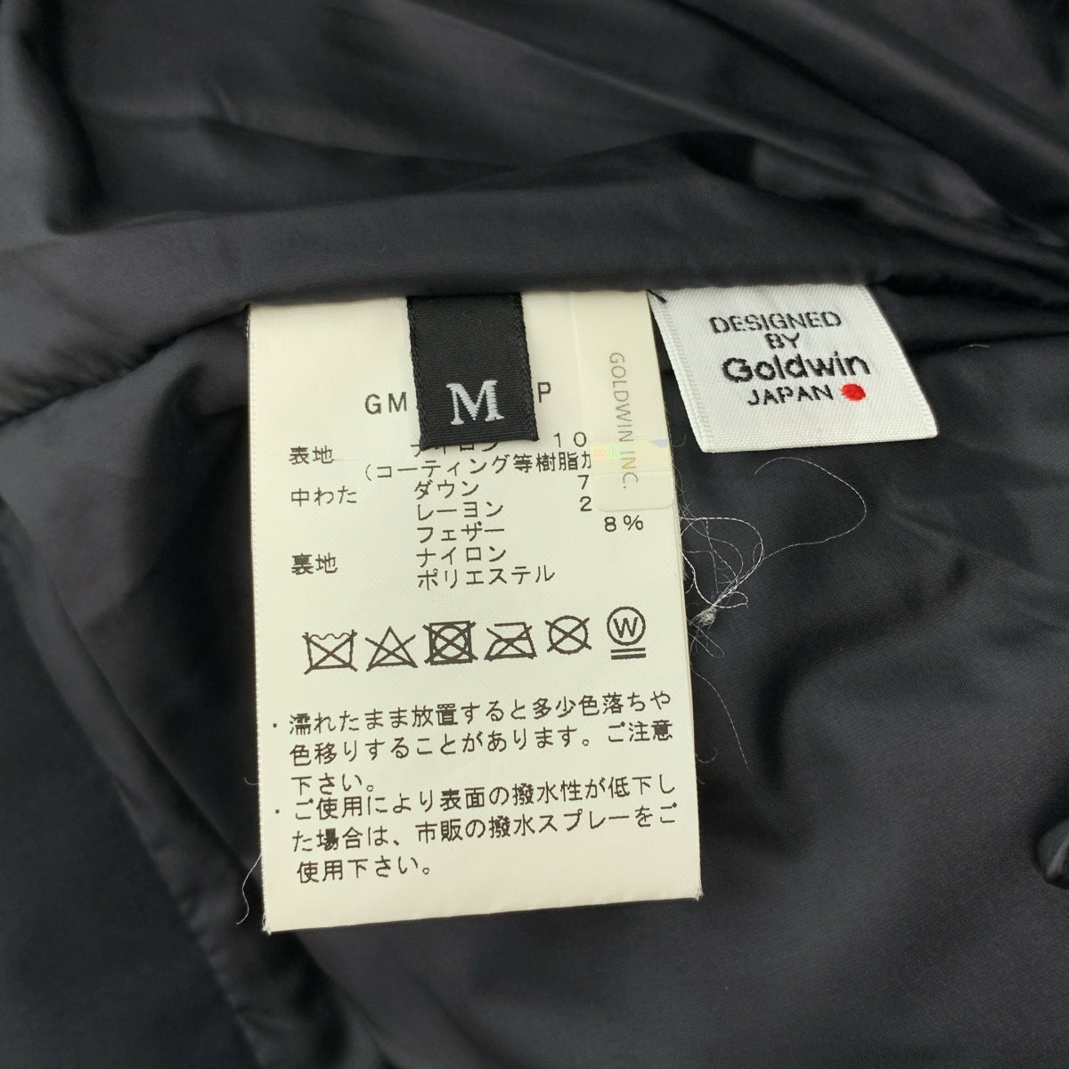 【美品】  Goldwin / ゴールドウィン | Spur Down Jacket シュプール ゴアテックス 光電子ダウンジャケット | M | ブラック | メンズ