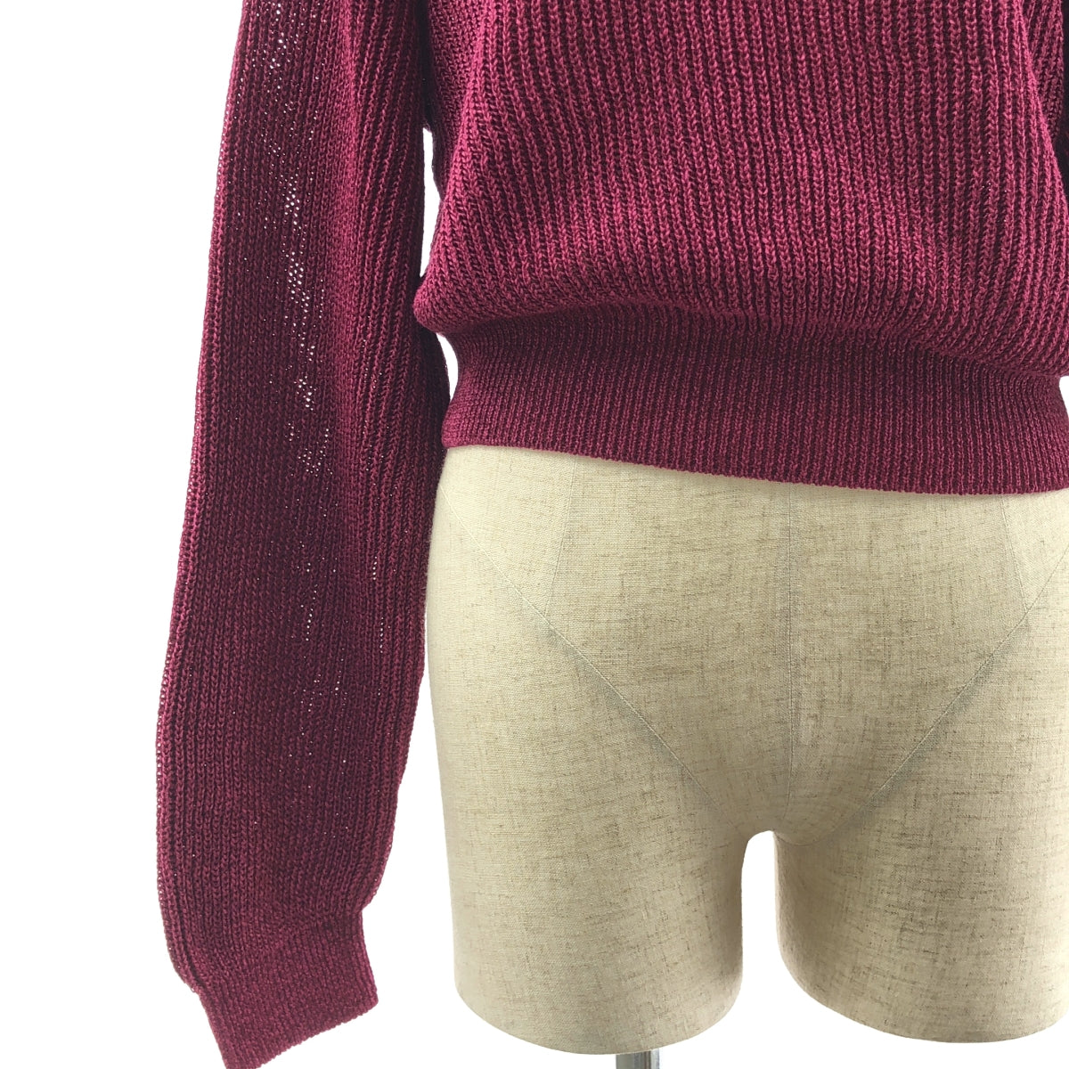 [狀況極佳] Cristaseya | Washi | Washi 羅紋針織套頭衫 | S 碼 | 紫色 | 女款