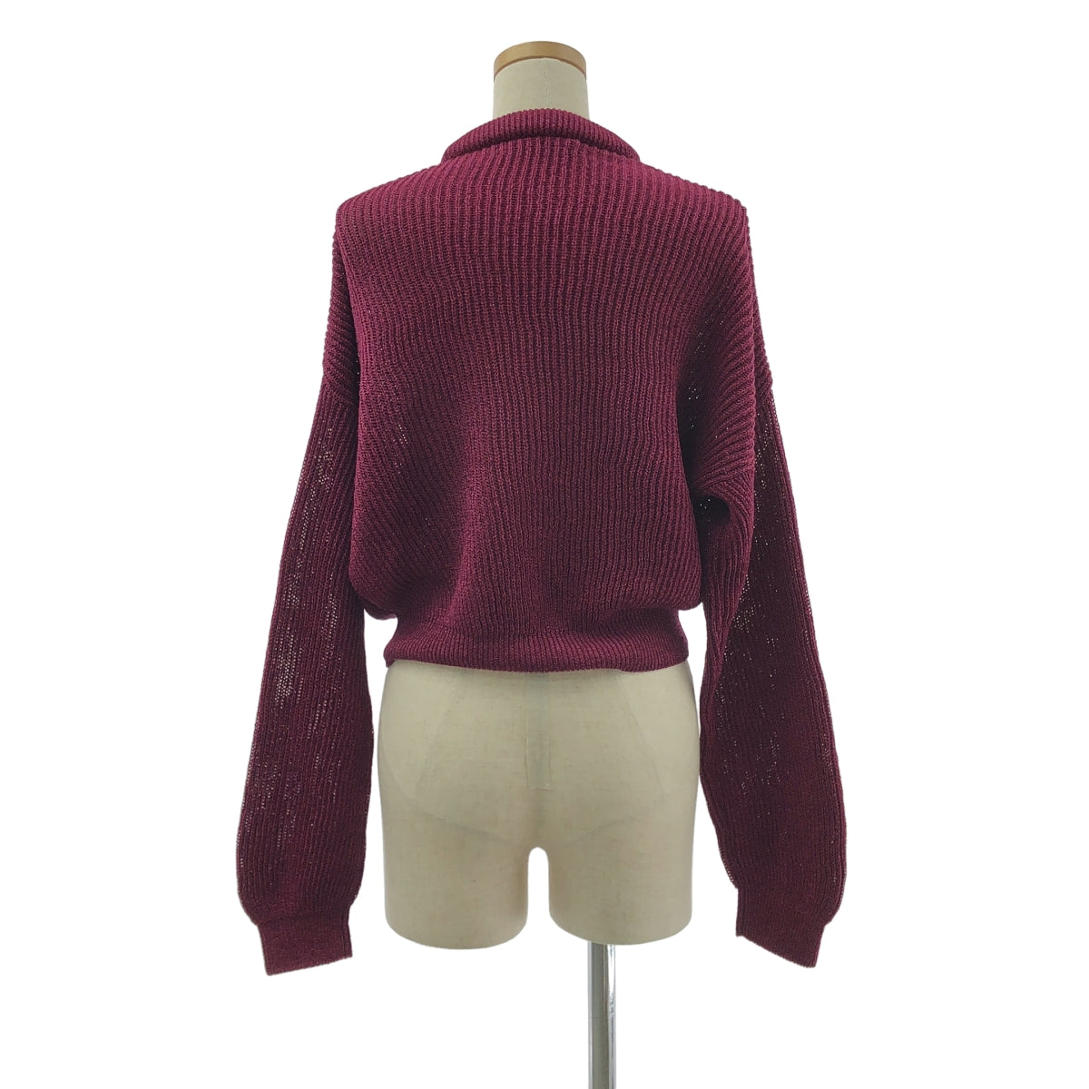 [狀況極佳] Cristaseya | Washi | Washi 羅紋針織套頭衫 | S 碼 | 紫色 | 女款