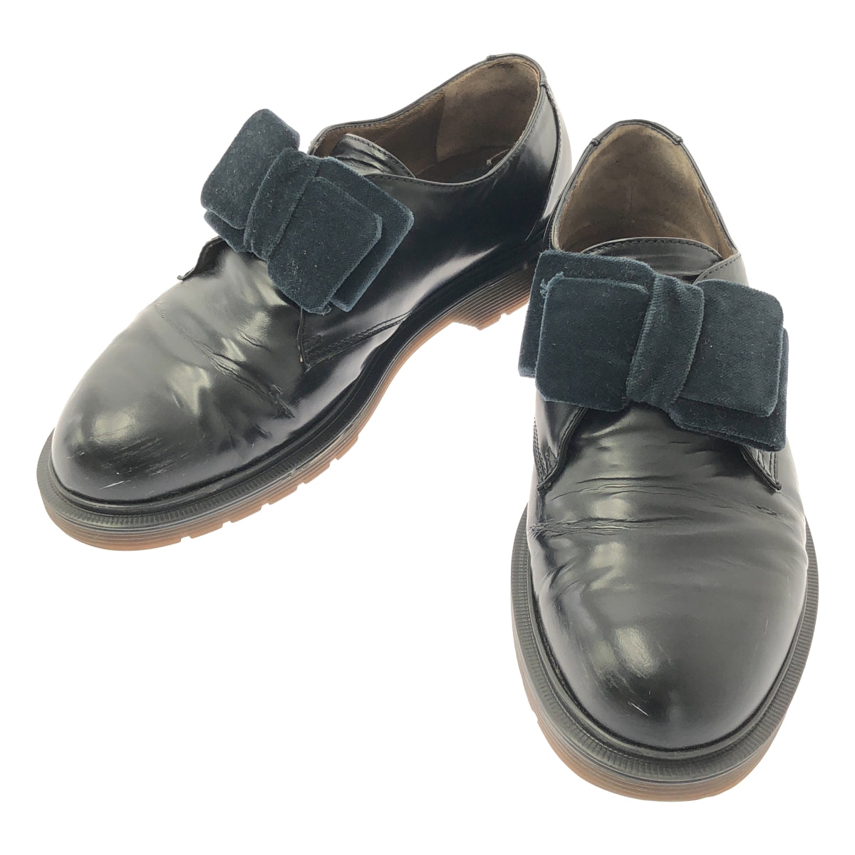 MARNI / マルニ | リボン装飾 レザー シューズ | 36 | ブラック | レディース