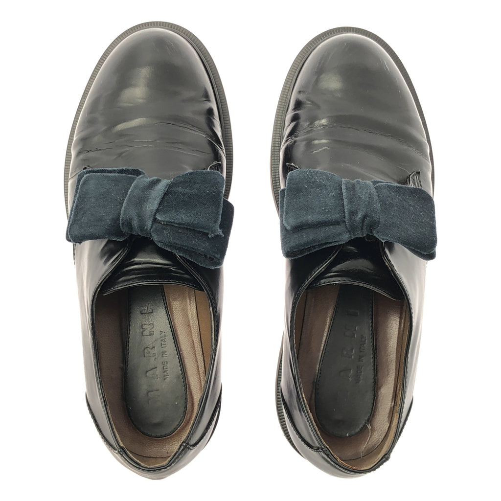 MARNI / 마르니 | 리본 장식 가죽 신발 | 36 | 여성