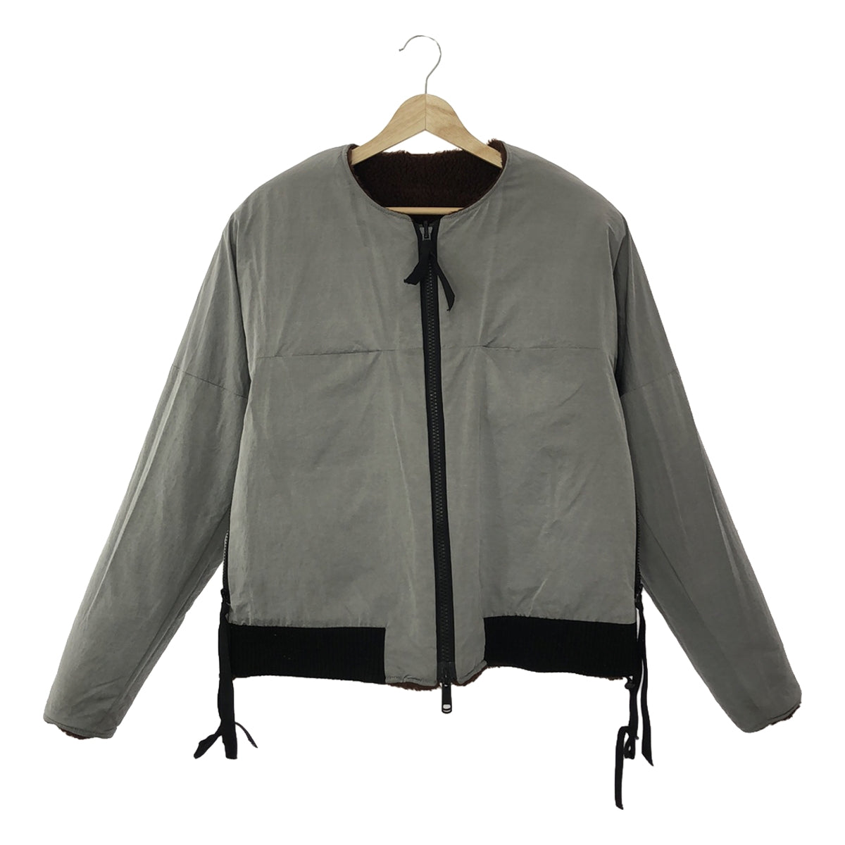 SUNSEA / サンシー | REVERSIBLE MONSTER APOLLO JACKET リバーシブル モンスター アポロ ジャケット | 2 | ブラウン / グレー | メンズ